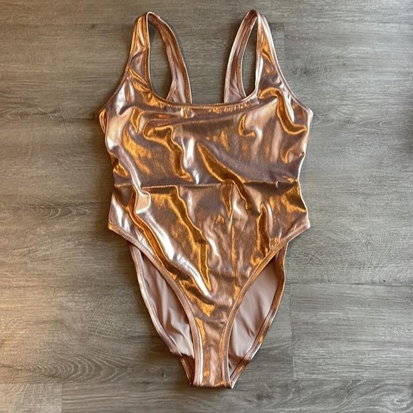 SKIMS Swim Skims Swim Metallic One Piece Poshmark